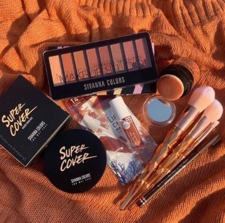 เซตเครื่องสําอางโทนส้มอิฐ