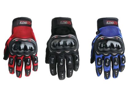 ถุงมือขับมอเตอร์ไซค์