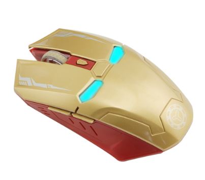 เมาส์ Iron Man เงียบเมาส์ไร้สาย