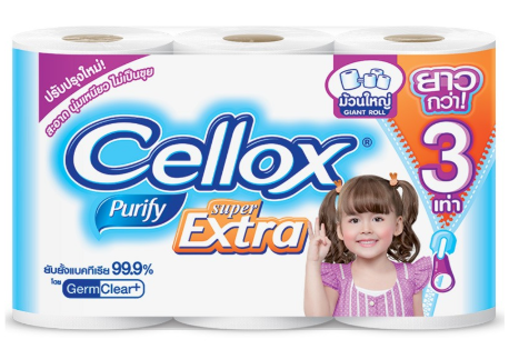 Cellox พิวริฟาย กระดาษทิชชู