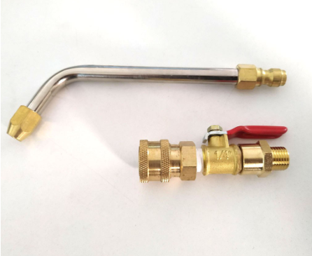 หัวฉีดน้ำล้างแอร์ ล้างรถ พร้อมคอปเปอร์สวมเร็ว