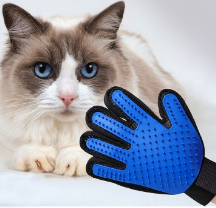 Bogi Factory ถุงมือแปรงขน ถุงมือรูดขนสัตว์